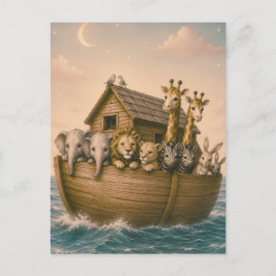 Noah's Ark Islamic Nursery  Holiday Postcard