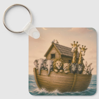 Noah's Ark Islamic Nursery Key Ring
