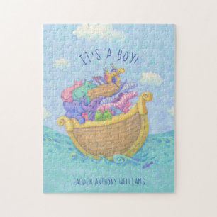 Noah's Ark It's A Boy Jigsaw Puzzle