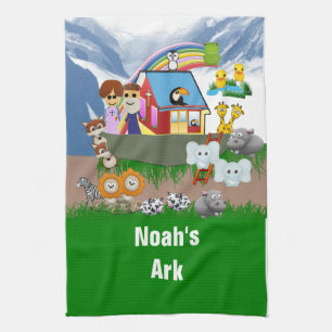 Noah's Ark Kitchen Towel
