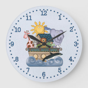 Noah's Ark Large Clock