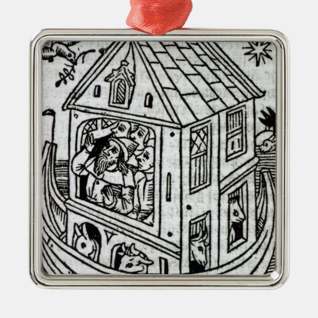 Noah's Ark Metal Tree Decoration (Front)