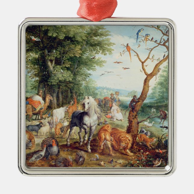 Noah's Ark Metal Tree Decoration (Front)