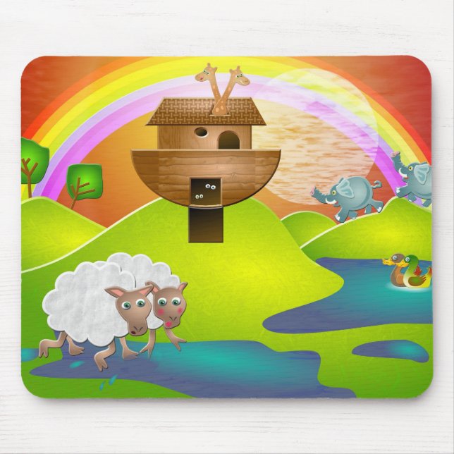 Noahs Ark Mouse Mat (Front)