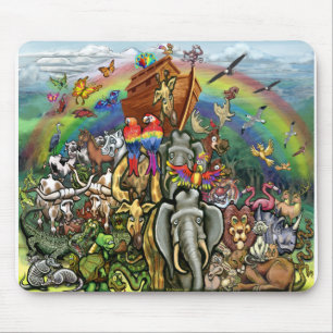 Noah's Ark Mouse Mat