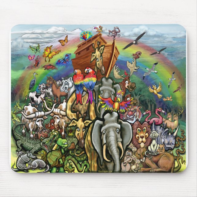Noah's Ark Mouse Mat (Front)