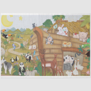 Noah's Ark Nursery Decoupage Tissue Paper