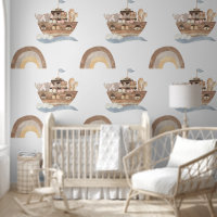 Noah's Ark Nursery Wallpaper Mural
