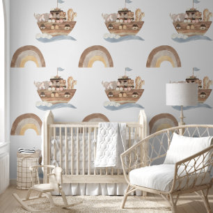 Noah's Ark Nursery Wallpaper Mural
