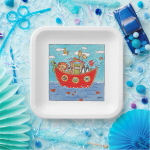 Noah's Ark  Paper Plate