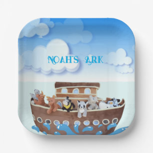 Noah's Ark Paper Plate