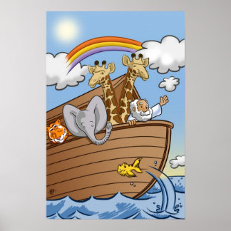 Noah's Ark Poster by Salinas Slugger Studios