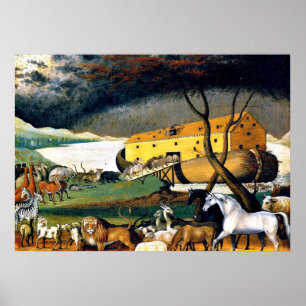 Noah's Ark Poster, fine art painting, Poster