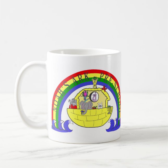 Noah's Ark preschool mug (Left)