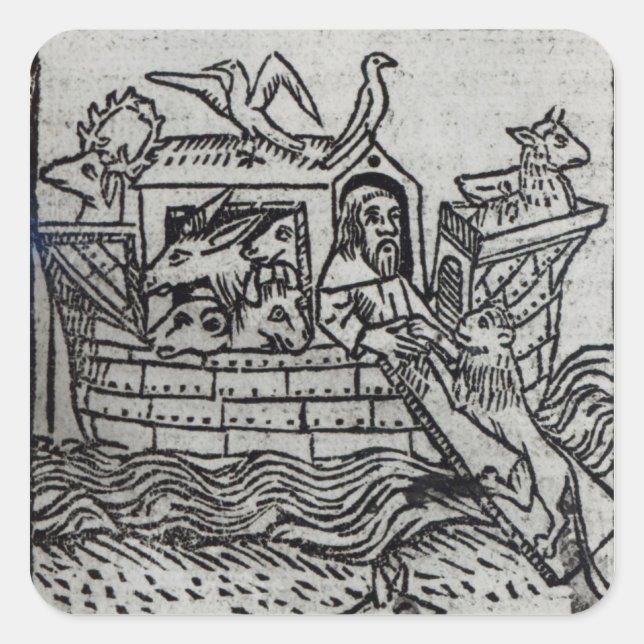 Noah's Ark Square Sticker (Front)