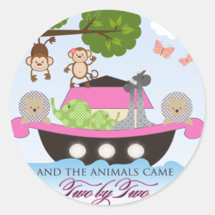 Noah's Ark Stickers for Girls