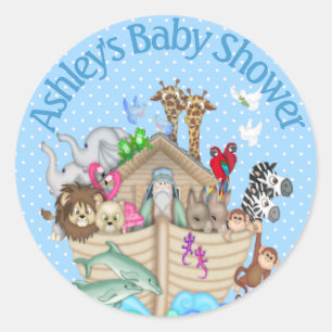 Noah's Ark Stickers for Invitations