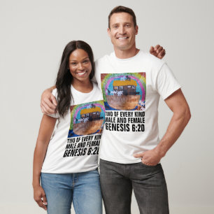 NOAH'S ARK T-Shirts, TWO OF EVERY KIND T-Shirt