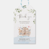 Noah's Ark Thank You Favour Tag