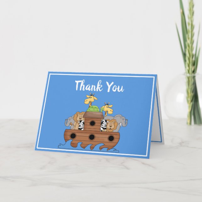 Noahs Ark Thank You  Note (Front)