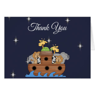 Noah's Ark Thank You Notes