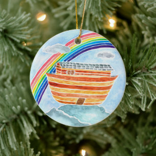Noah's Ark/The Rainbow  Jesse Tree Advent Ornament