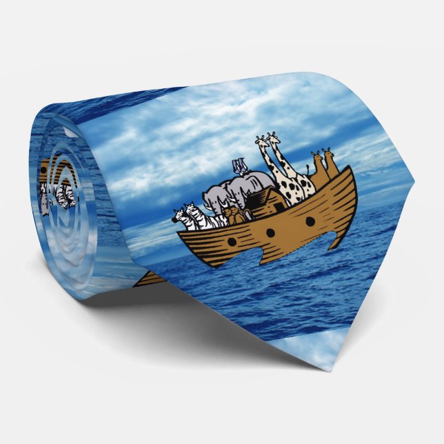 Noah's Ark Tie (Rolled)