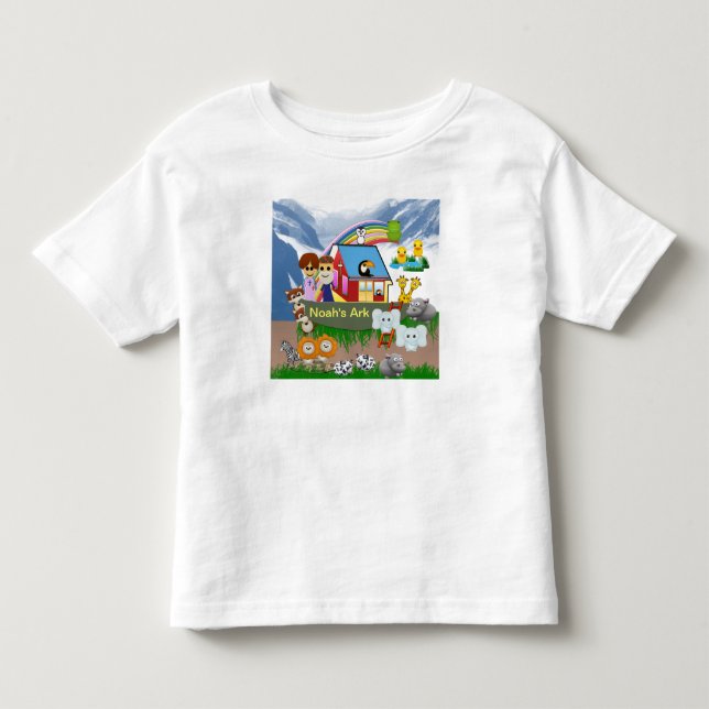 Noah's Ark Toddler T Shirt (Front)