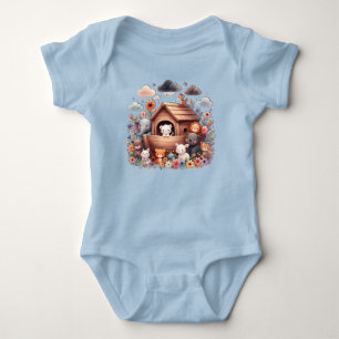 Noah's Ark With Baby Animals Bodysuit