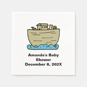 Noah's Art Cute Baby Shower  Napkin