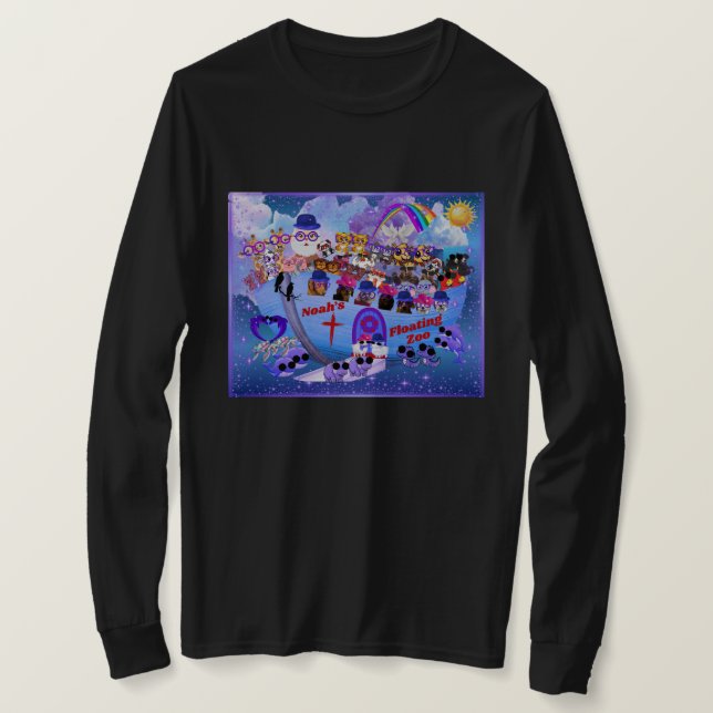 Noah's Floating Zoo Tee (Design Front)