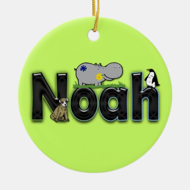 Noah's room ceramic tree decoration (Front)