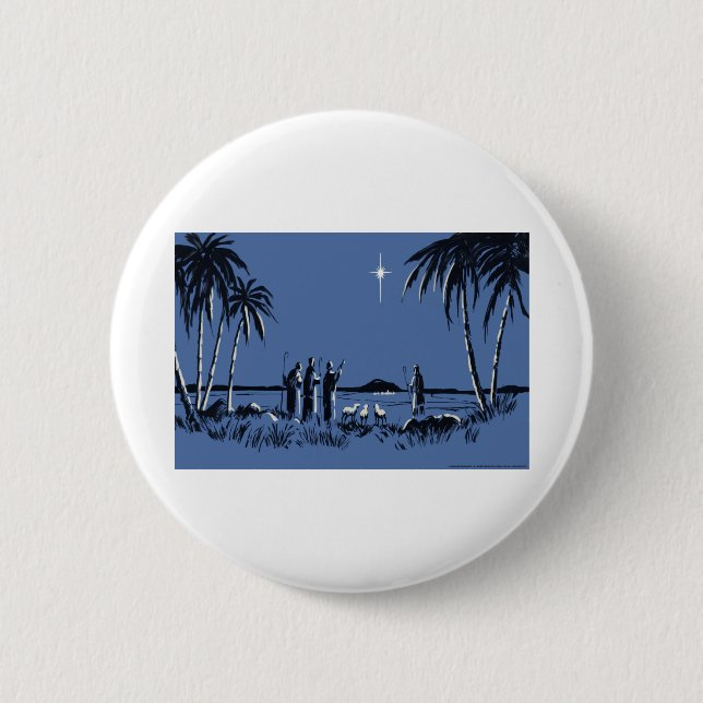 NOB160 Nativity 2.tif 6 Cm Round Badge (Front)