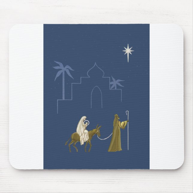 NOB161 Mary and Joseph.tif Mouse Mat (Front)