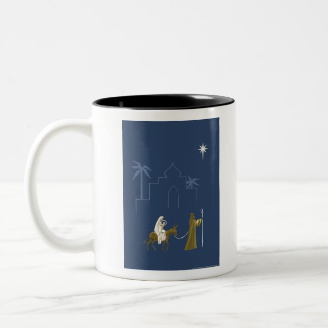 NOB161 Mary and Joseph.tif Two-Tone Coffee Mug (Left)