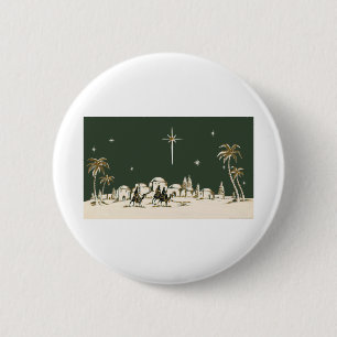 NOB164 Three Wise Men.tif 6 Cm Round Badge