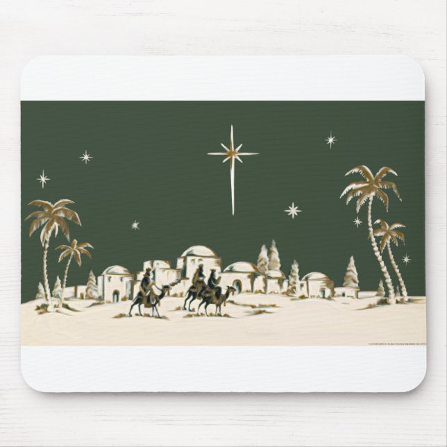 NOB164 Three Wise Men.tif Mouse Mat (Front)