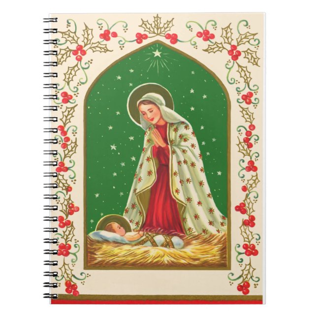 NOB165 Mary and Baby Jesus.tif Notebook (Front)