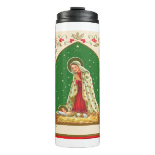 NOB165 Mary and Baby Jesus.tif Thermal Tumbler