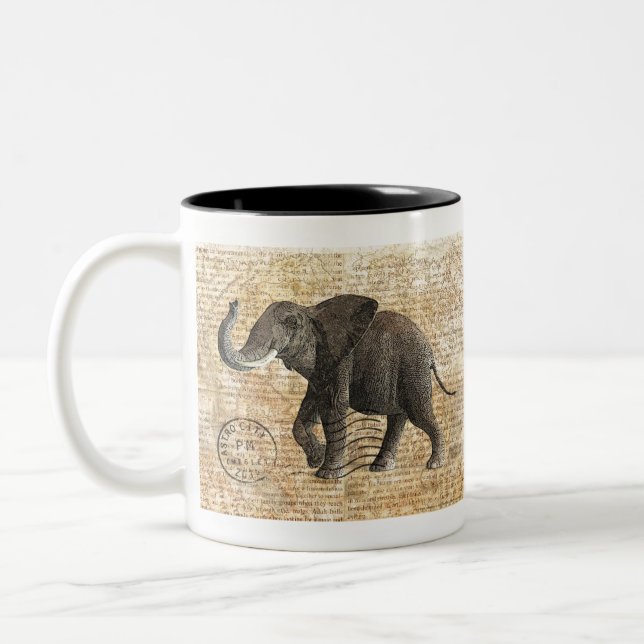 NOB175 Truck 3.tif Two-Tone Coffee Mug (Left)