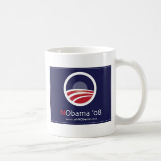 NObama 08 Coffee Mug 2 sided