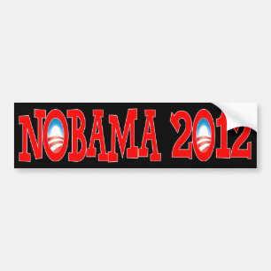 NOBAMA 2012 - Anti Obama Bumper Sticker