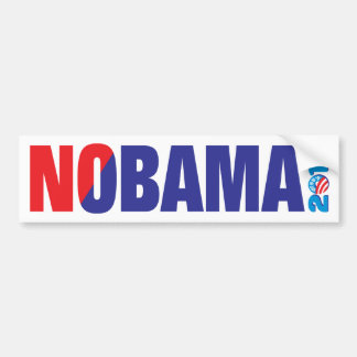 NOBAMA 2012 BUMPER STICKER
