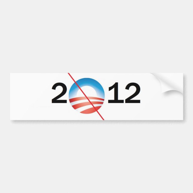 NoBama 2012 Bumper Sticker (Front)