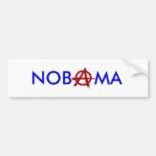 "Nobama" Anarchy Bumper Sticker
