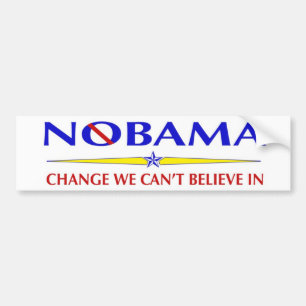 Nobama bumper sticker