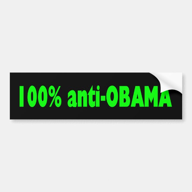 Nobama Bumper Sticker (Front)