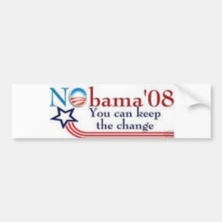 nobama bumper sticker
