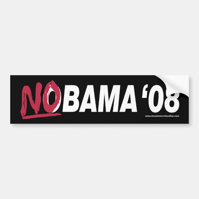 NOBAMA Bumper Sticker (Front)