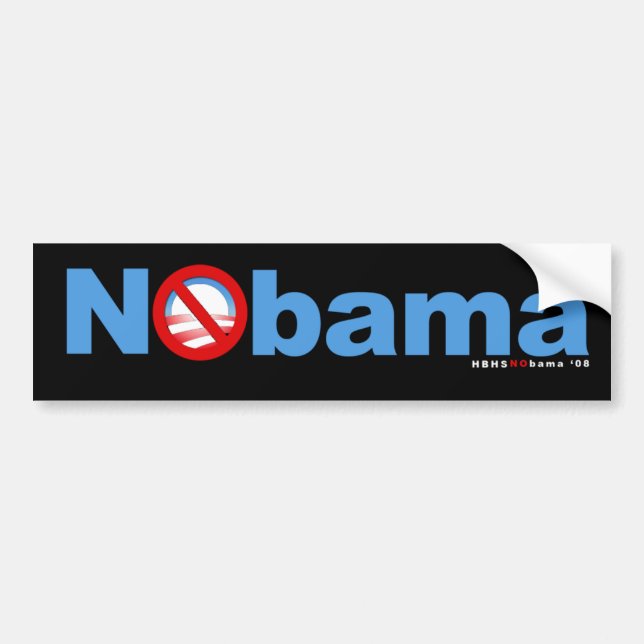 Nobama Bumper Sticker (Front)